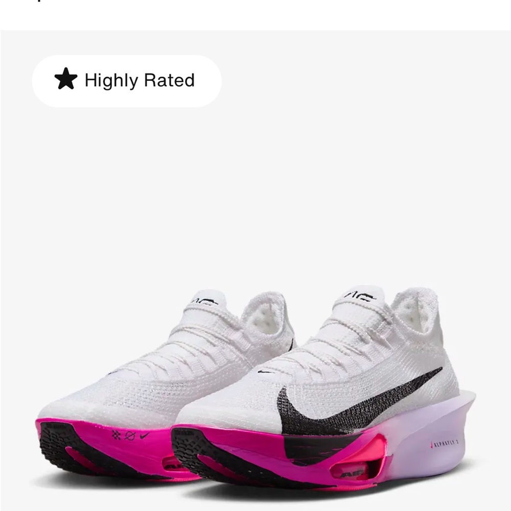 NEW IN BOX NIKE ALPHAFLY 3 SIZE W 7 / M 5.5
